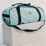 Printed Twill Barrel Bag