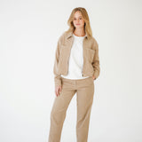 Ladies Zip Cord Jacket