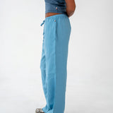 Ladies Wide-leg Drawstring Pant