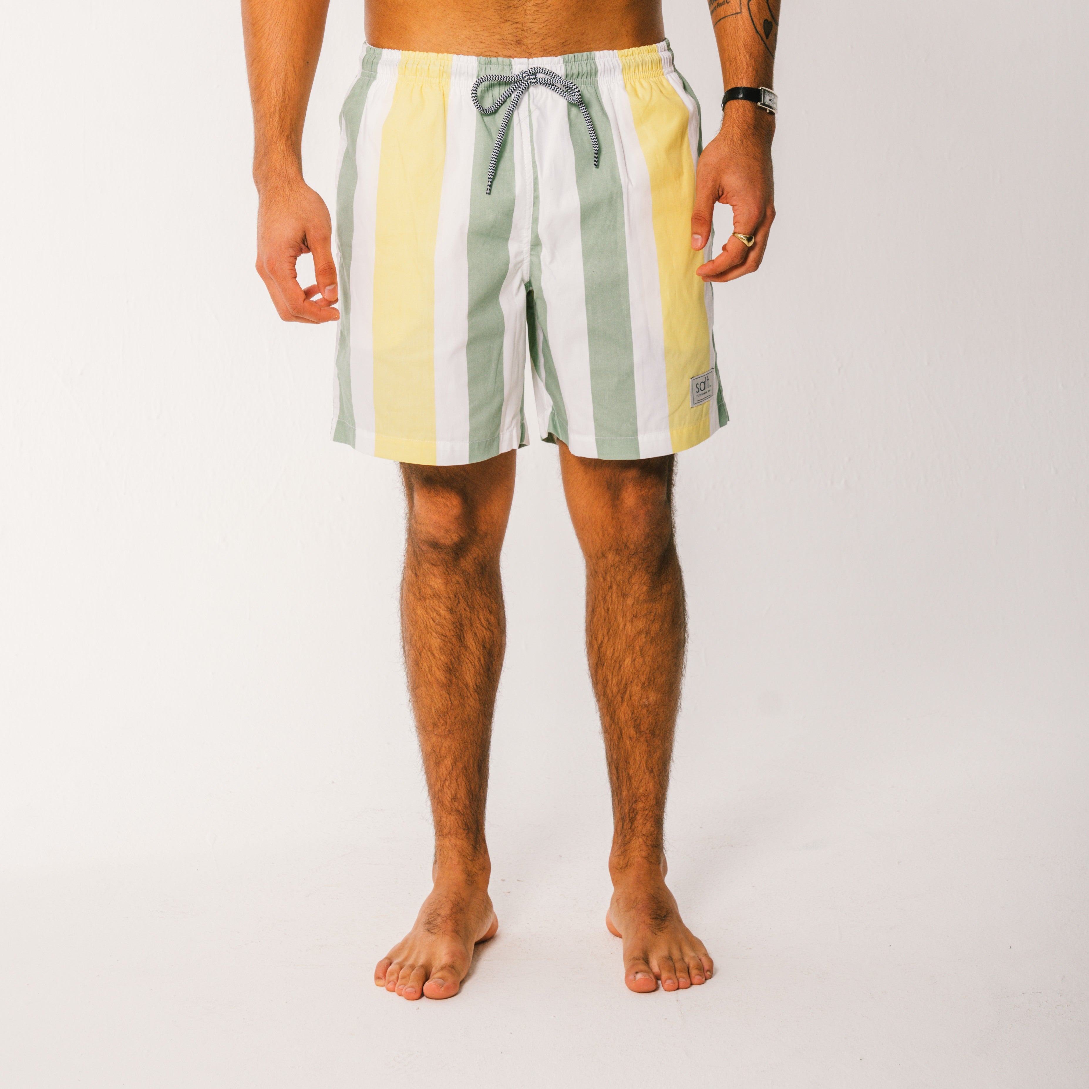 Mens Double Stripe Shorts