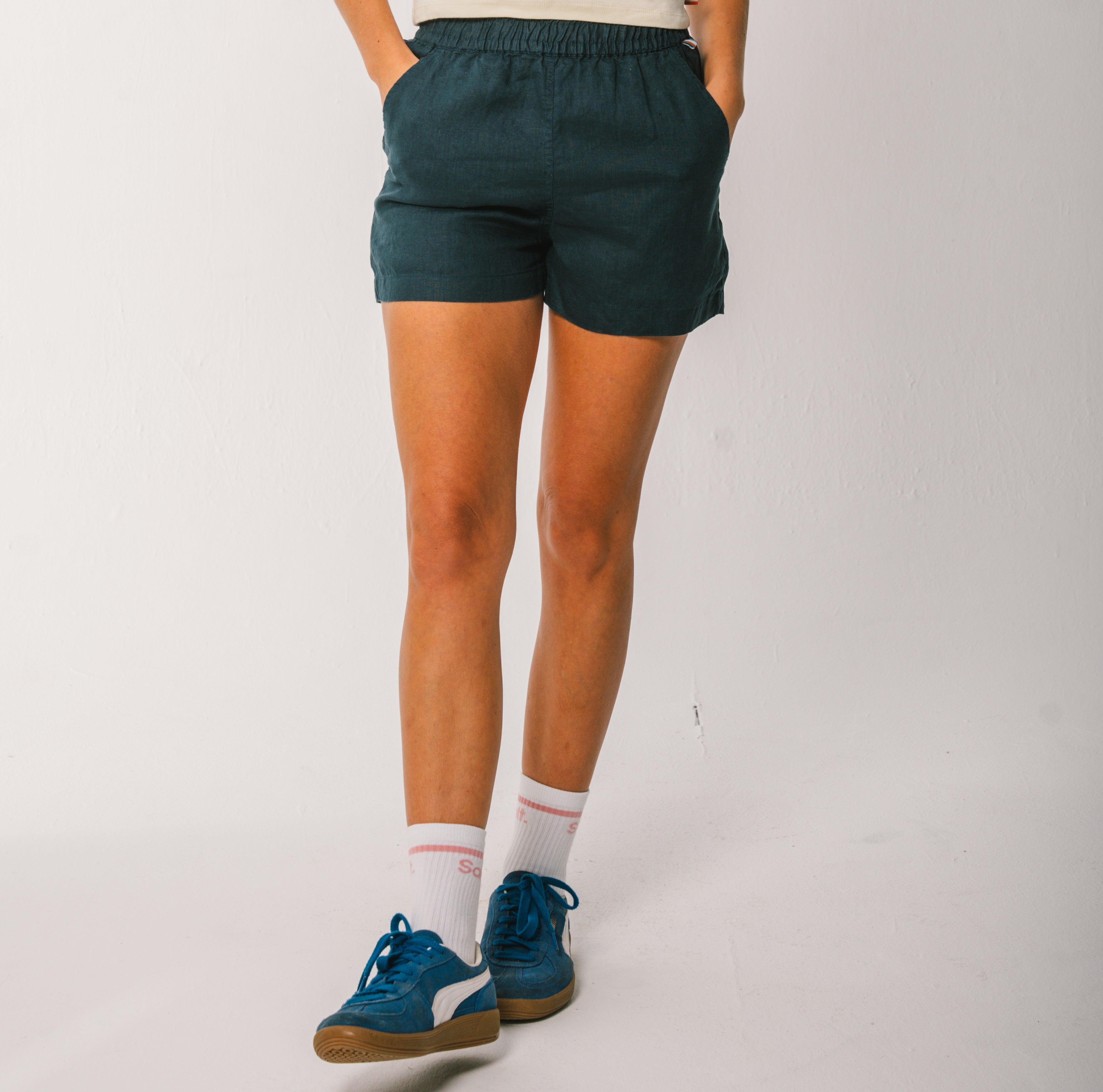 Linen Ruffle Short