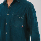 Men Long Sleeve Denim Shirt