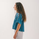 Denim Crop Shirt