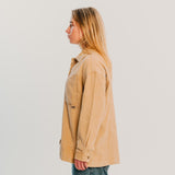 Ladies Corduroy Button Jacket