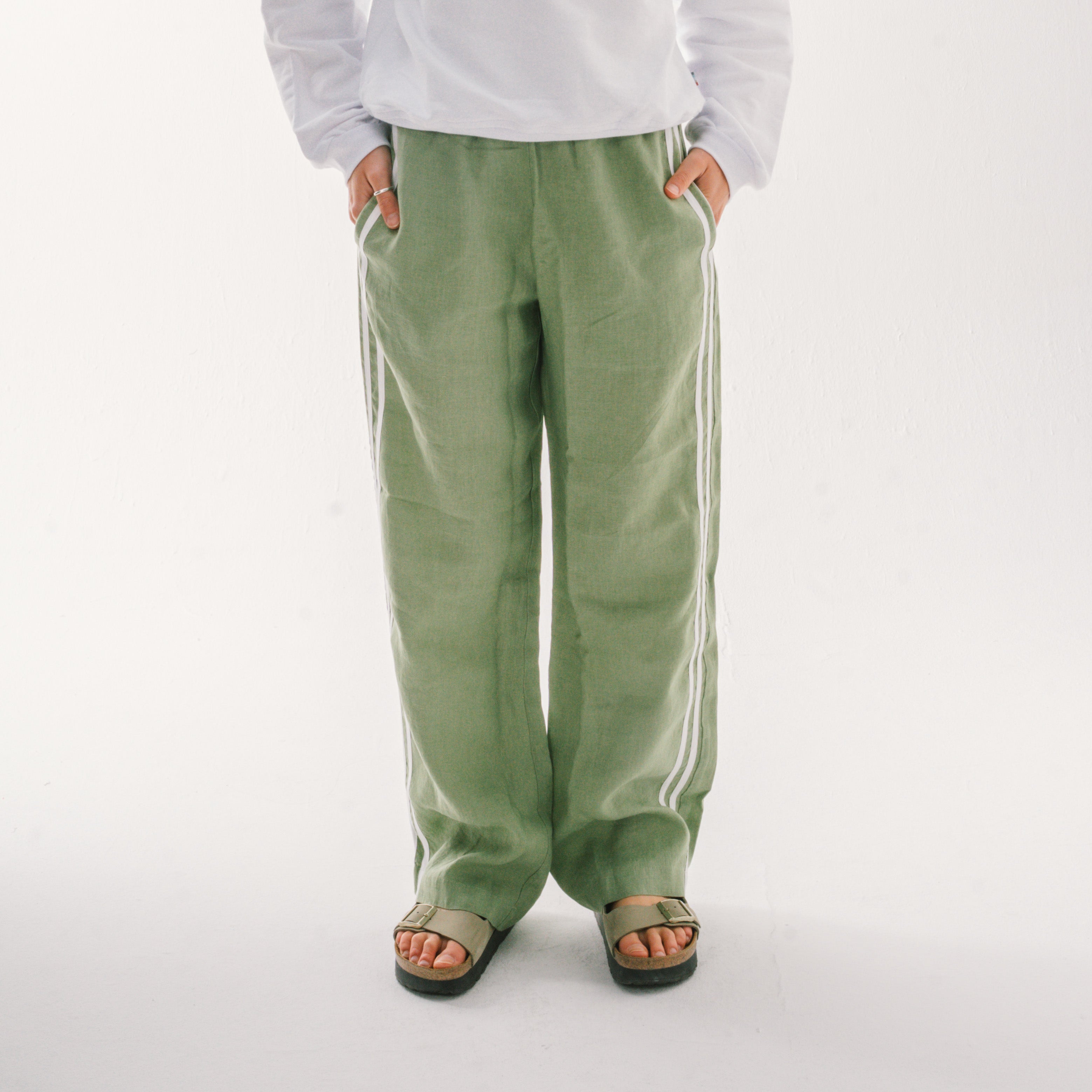 Ladies Linen Trackpant