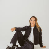 Ladies Zip Cord Jacket