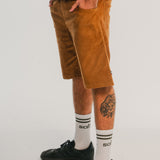 Drawstring Corduroy Short