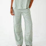 Ladies Wide-leg Drawstring Pant