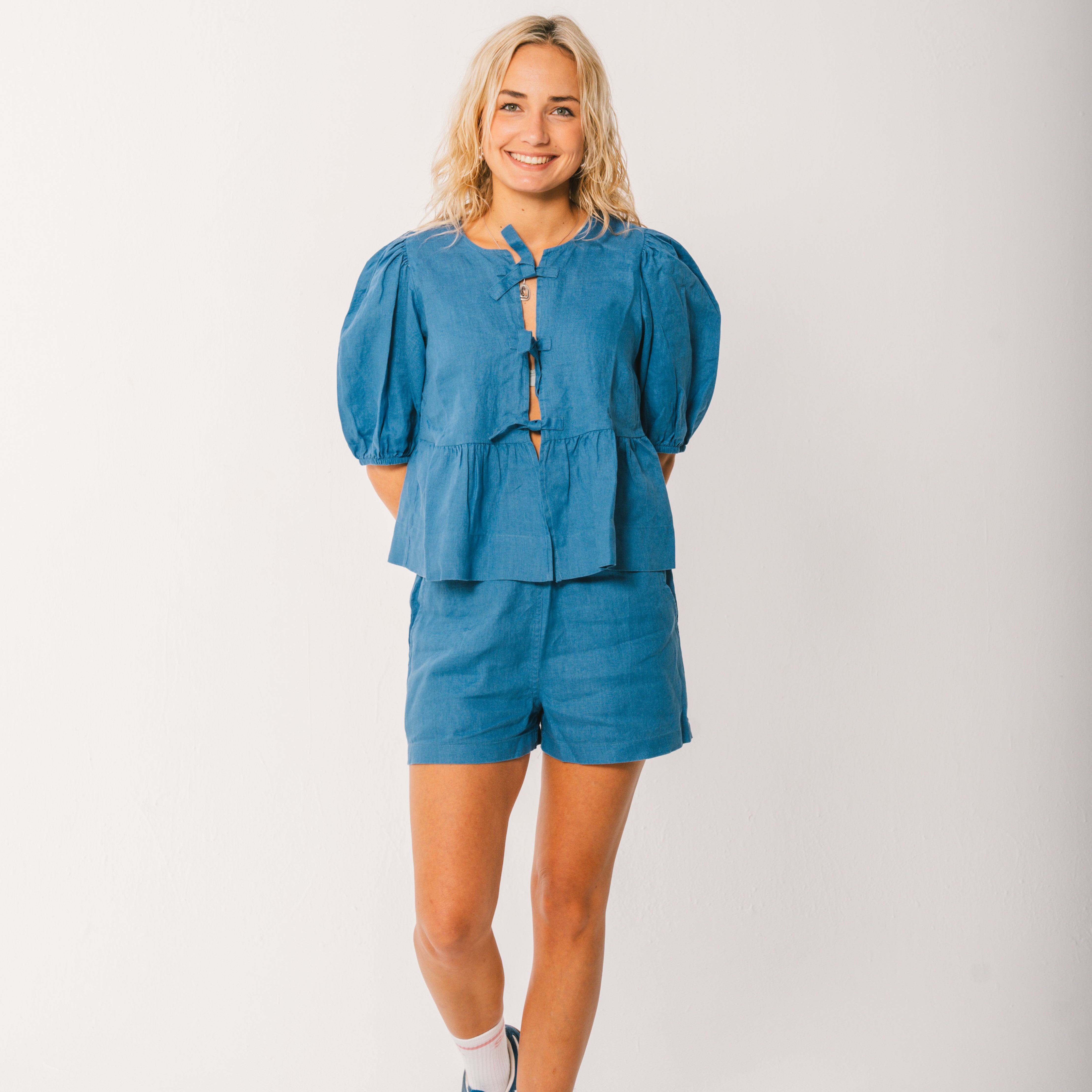 Linen Tie Top