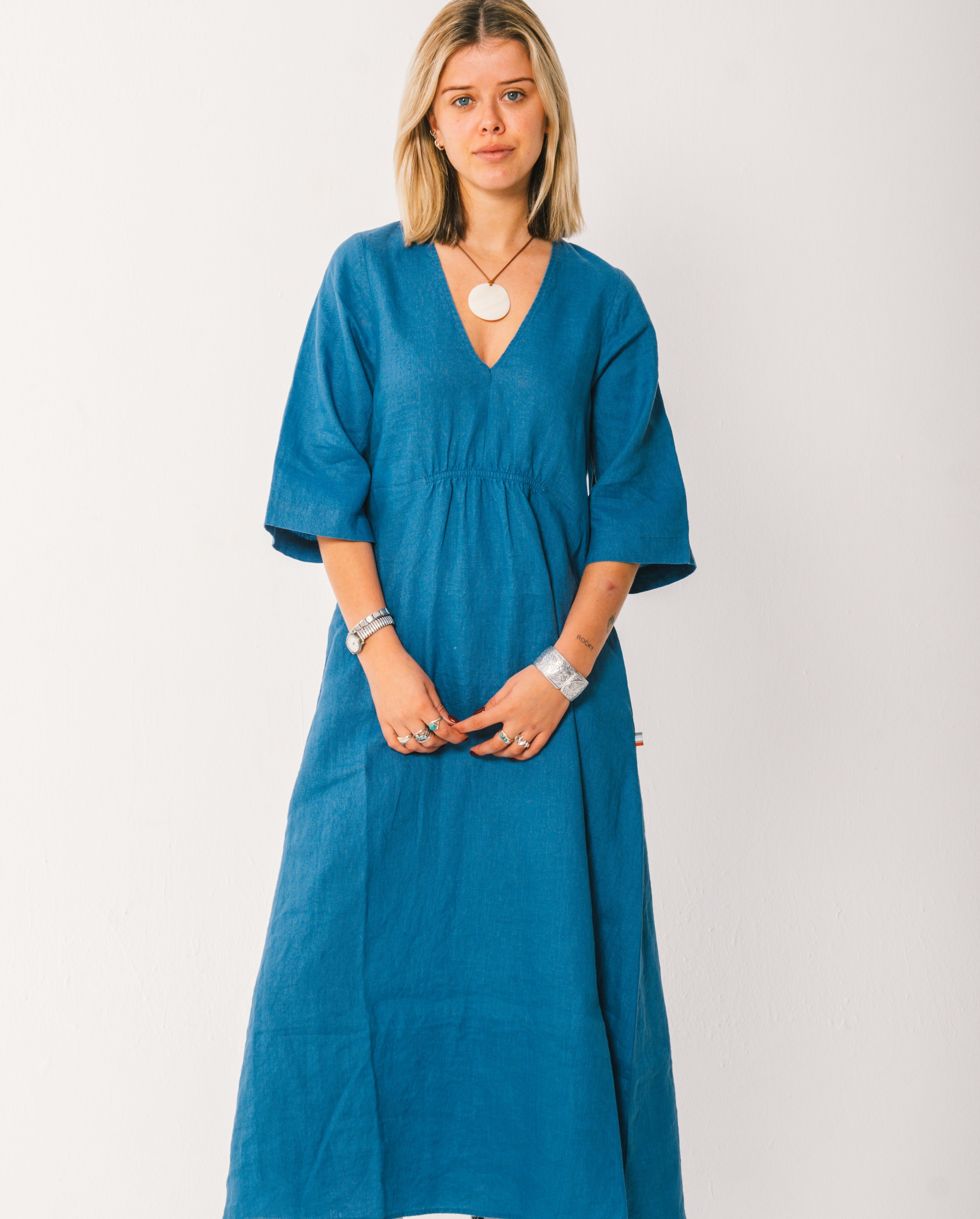 Linen Resort Dress