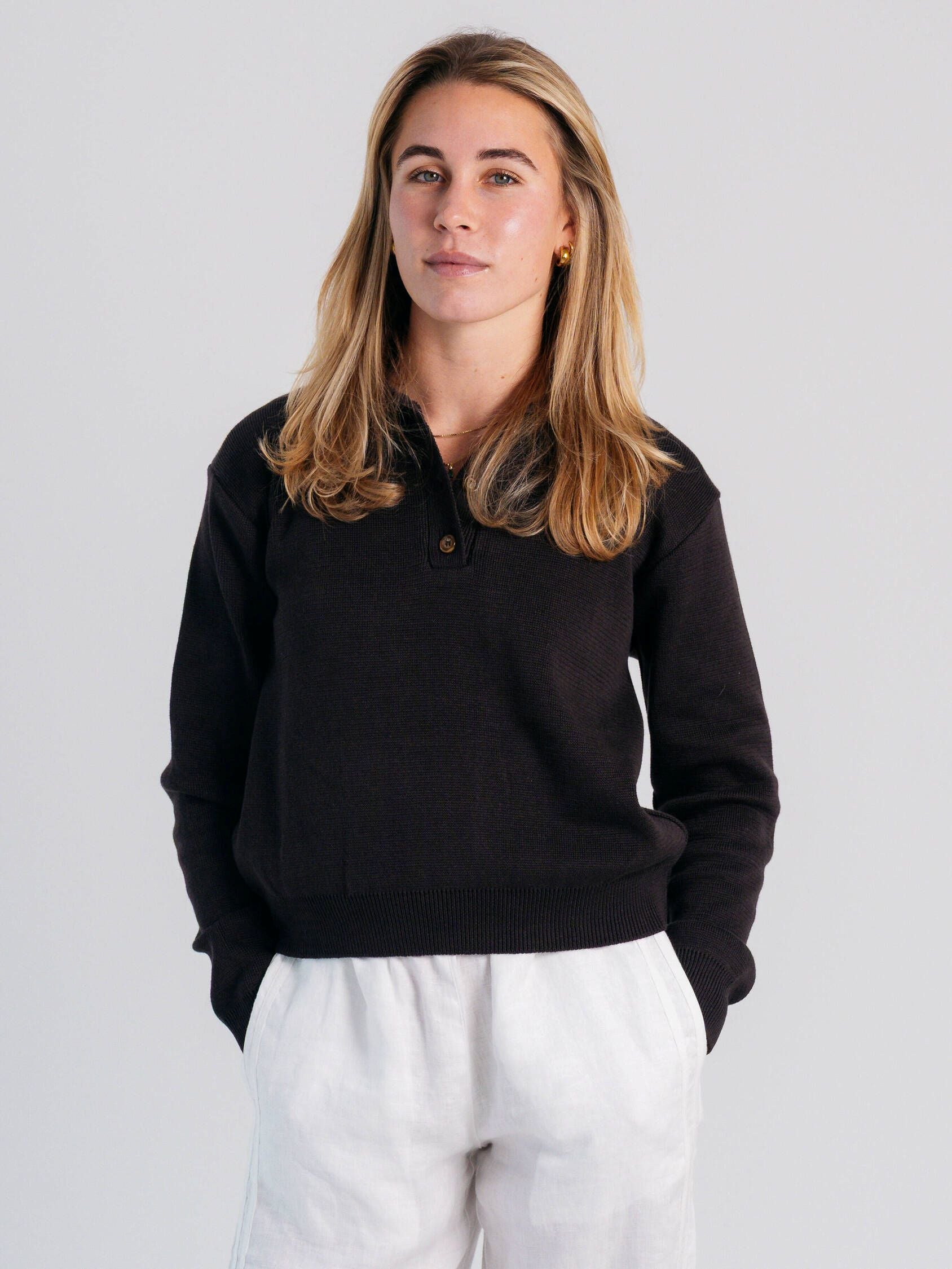 Collar Knit Jersey