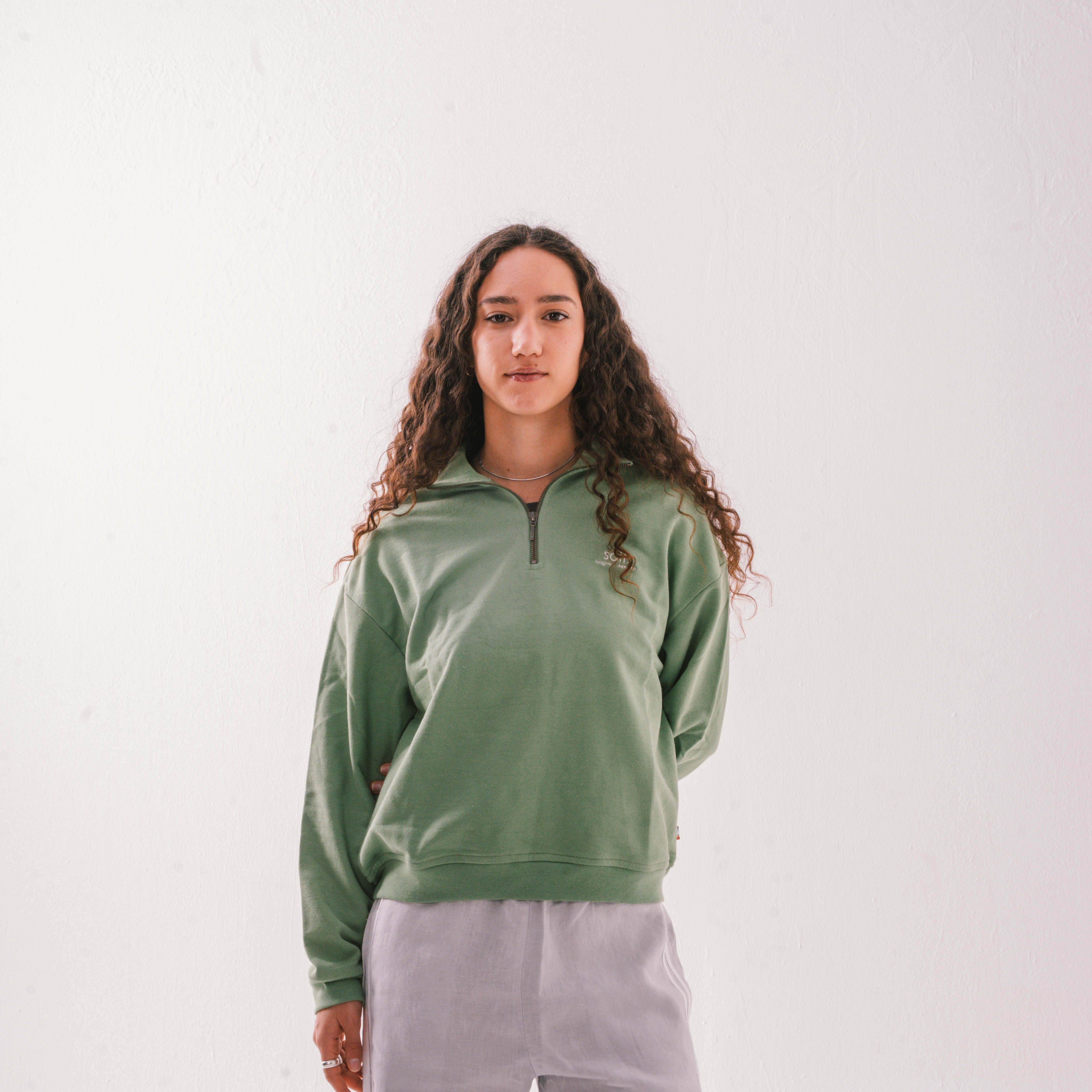Ladies Zip Sweat