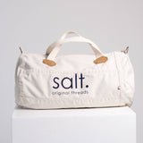 Salt Canvas Barrel Bag NATURAL