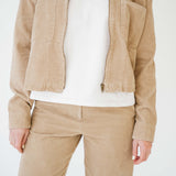 Ladies Zip Cord Jacket