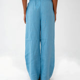 Ladies Wide-leg Drawstring Pant