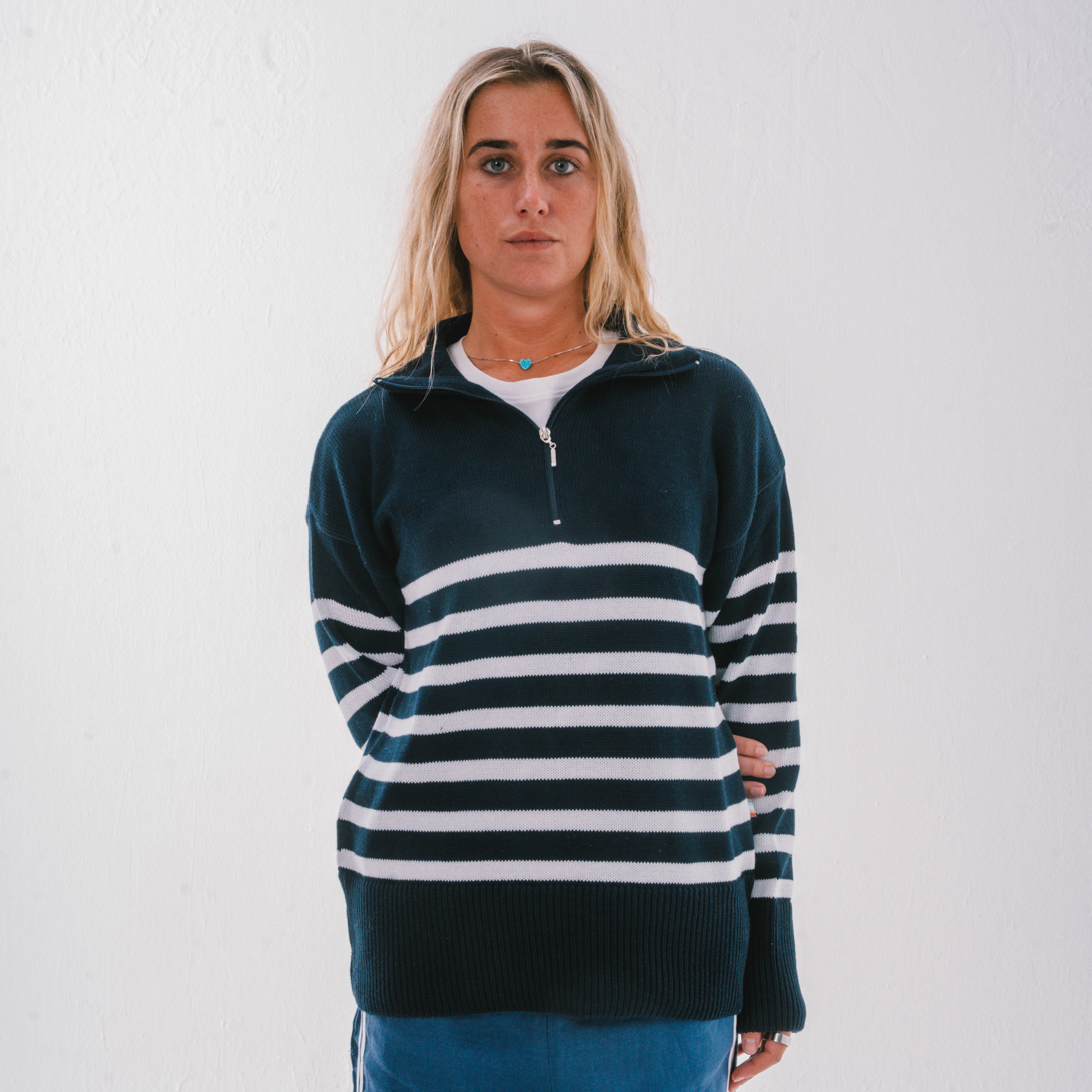 Zip Knit Top