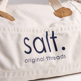 Salt Canvas Barrel Bag NATURAL