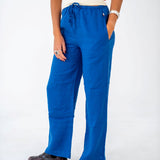 Ladies Wide-leg Drawstring Pant