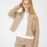 Ladies Zip Cord Jacket