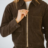 Ladies Zip Cord Jacket