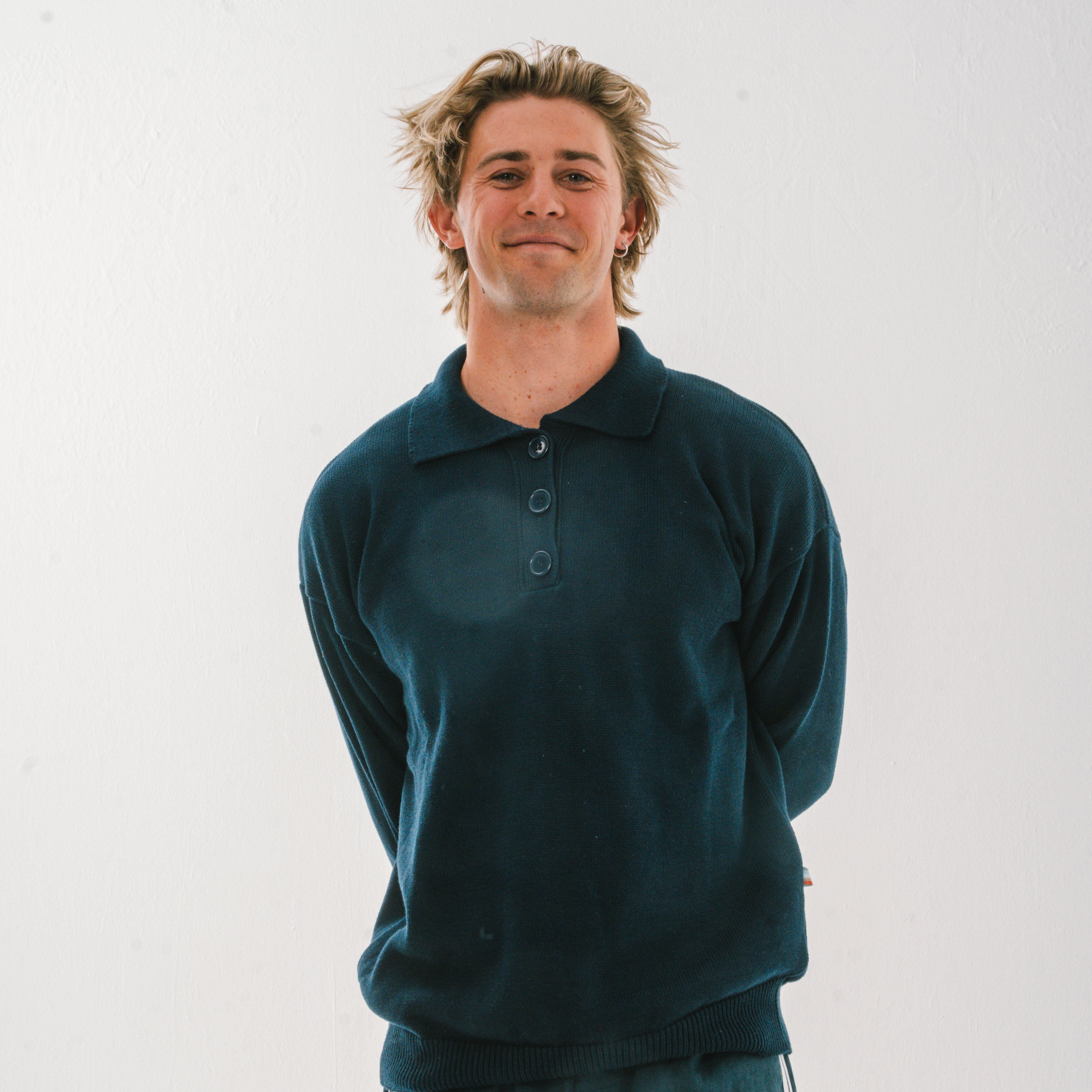 Collar Knit Jersey