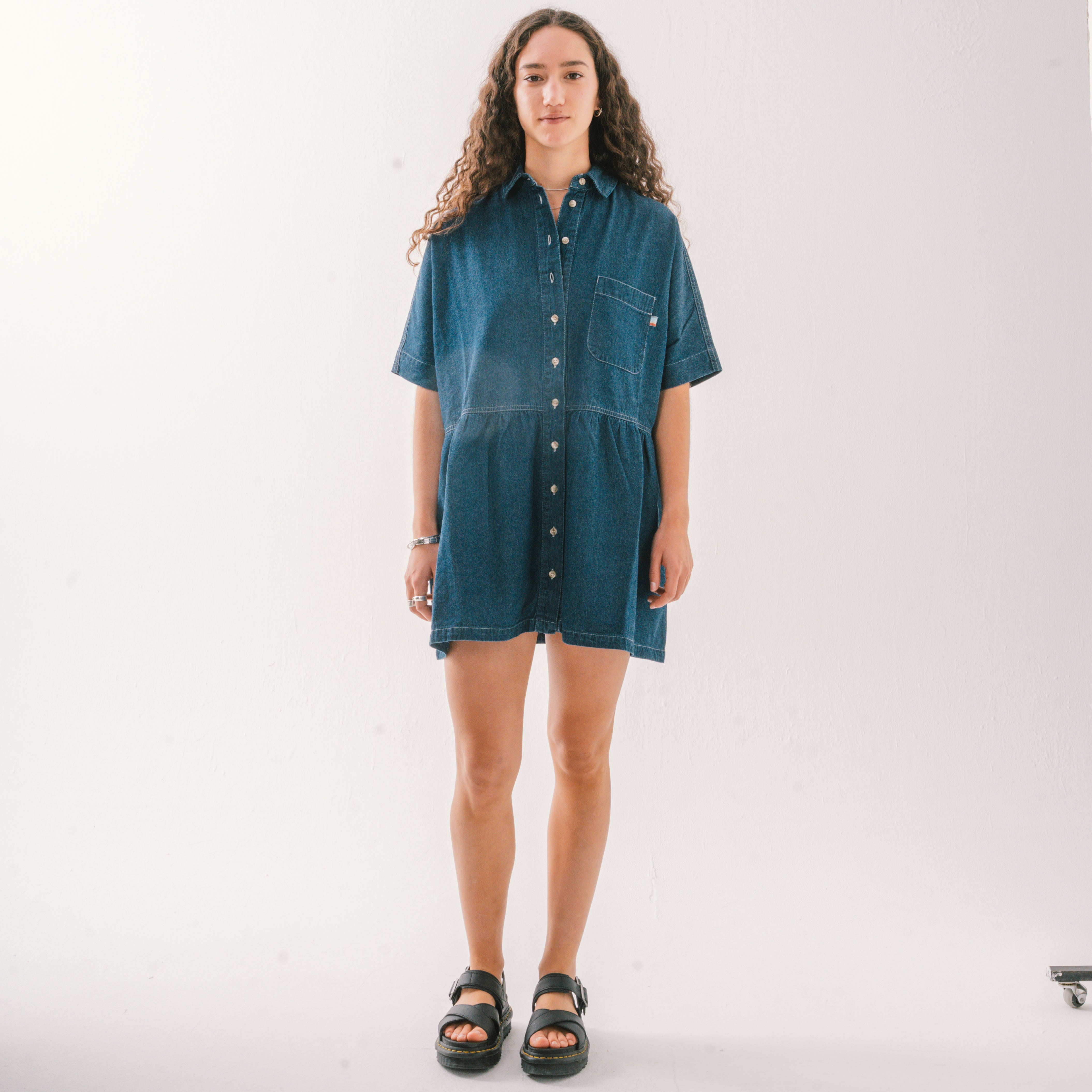 Dolman Denim Dress