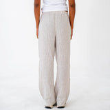 Ladies Wide-leg Drawstring Pant