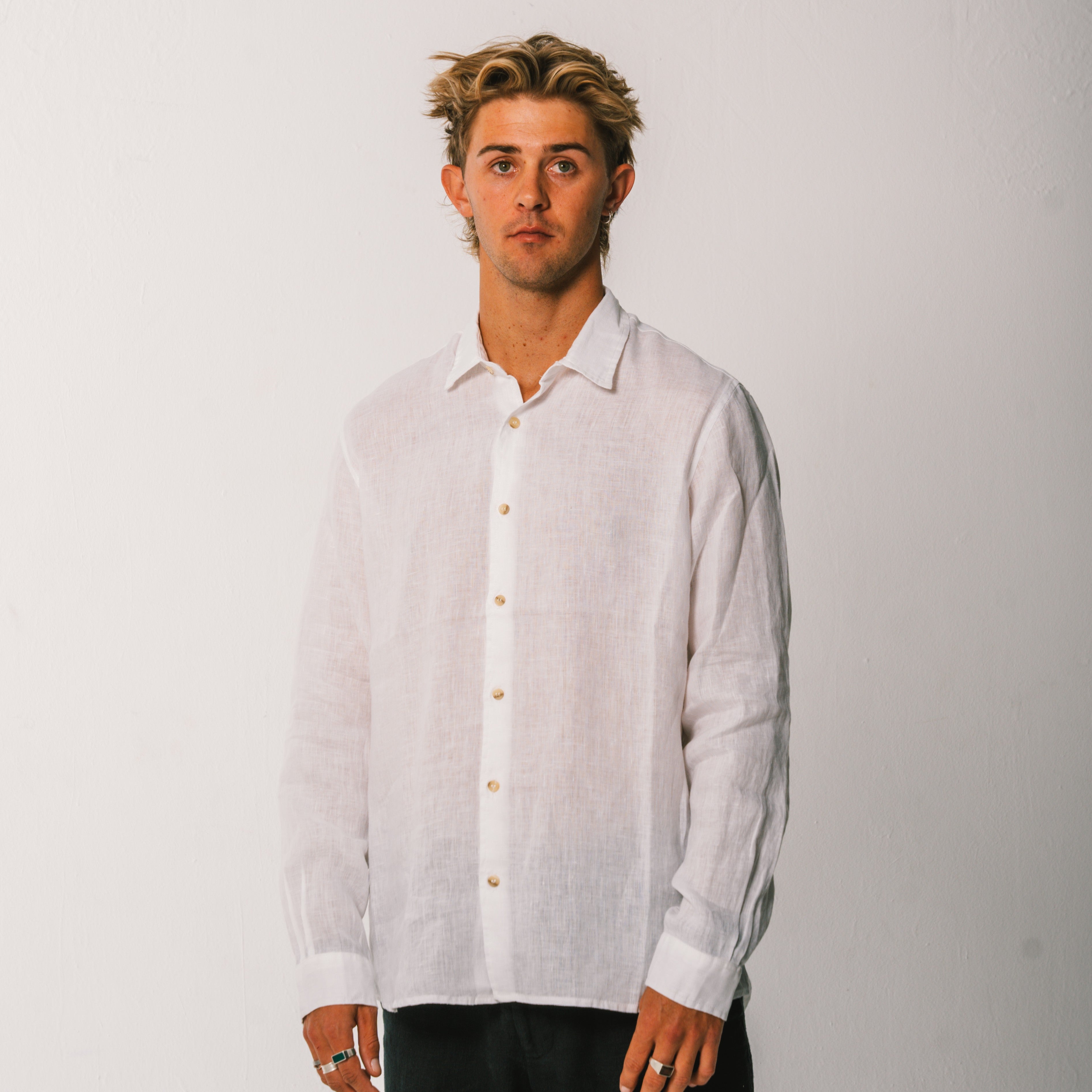 Linen Long Sleeve Shirt