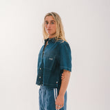 Denim Crop Shirt