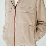 Mens Corduroy Zip Jacket