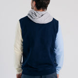 Mens Colour Block Hoodie