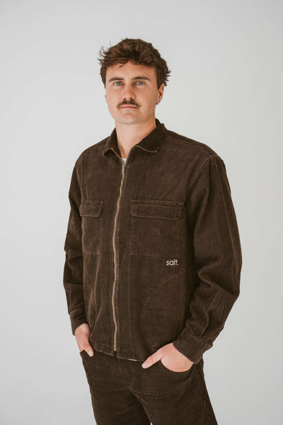 Mens Corduroy Zip Jacket – Salt.Plettenberg Bay