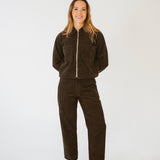 Ladies Zip Cord Jacket