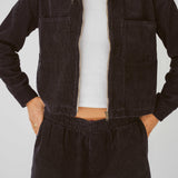 Ladies Zip Cord Jacket