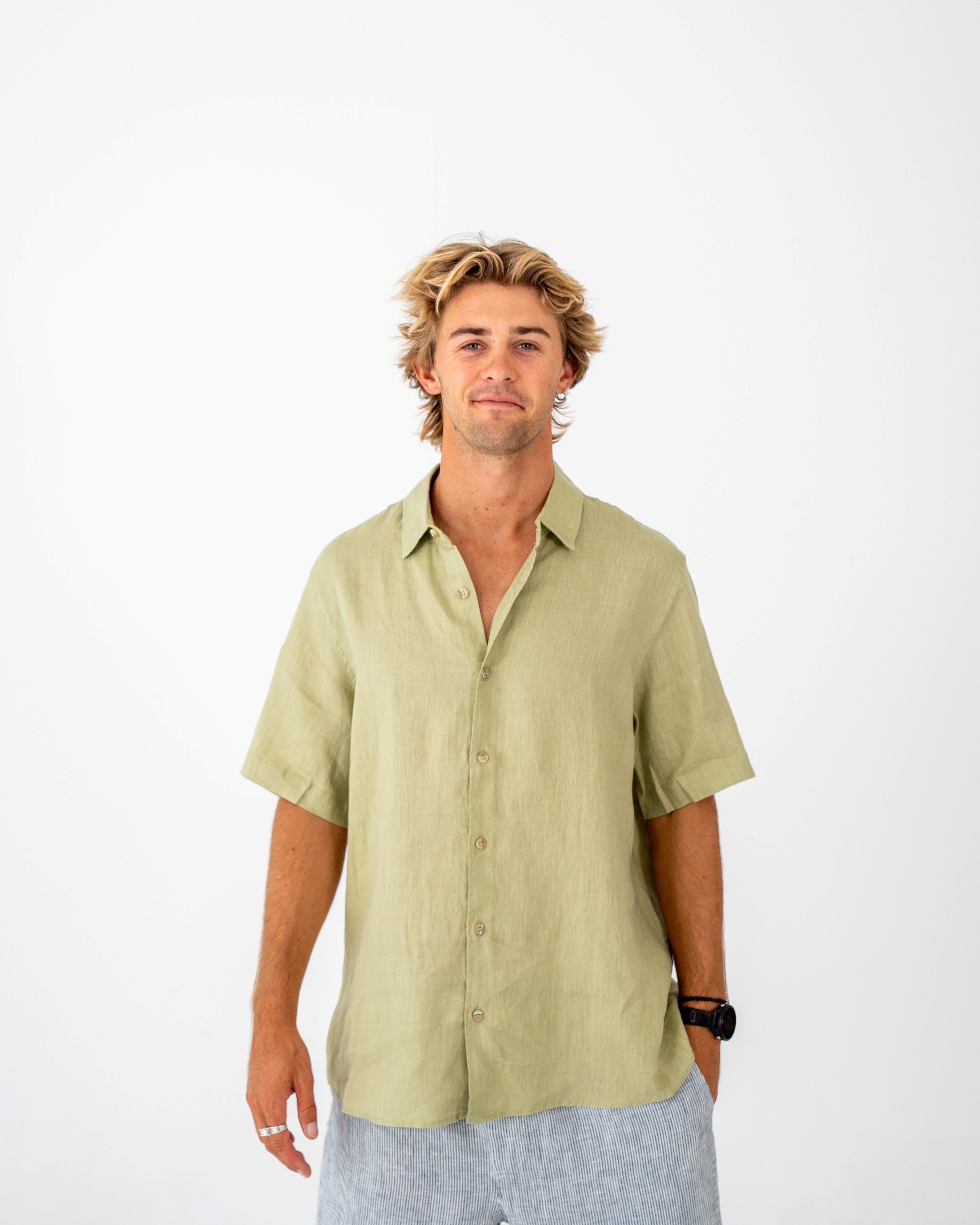 Linen Short Sleeve Shirt