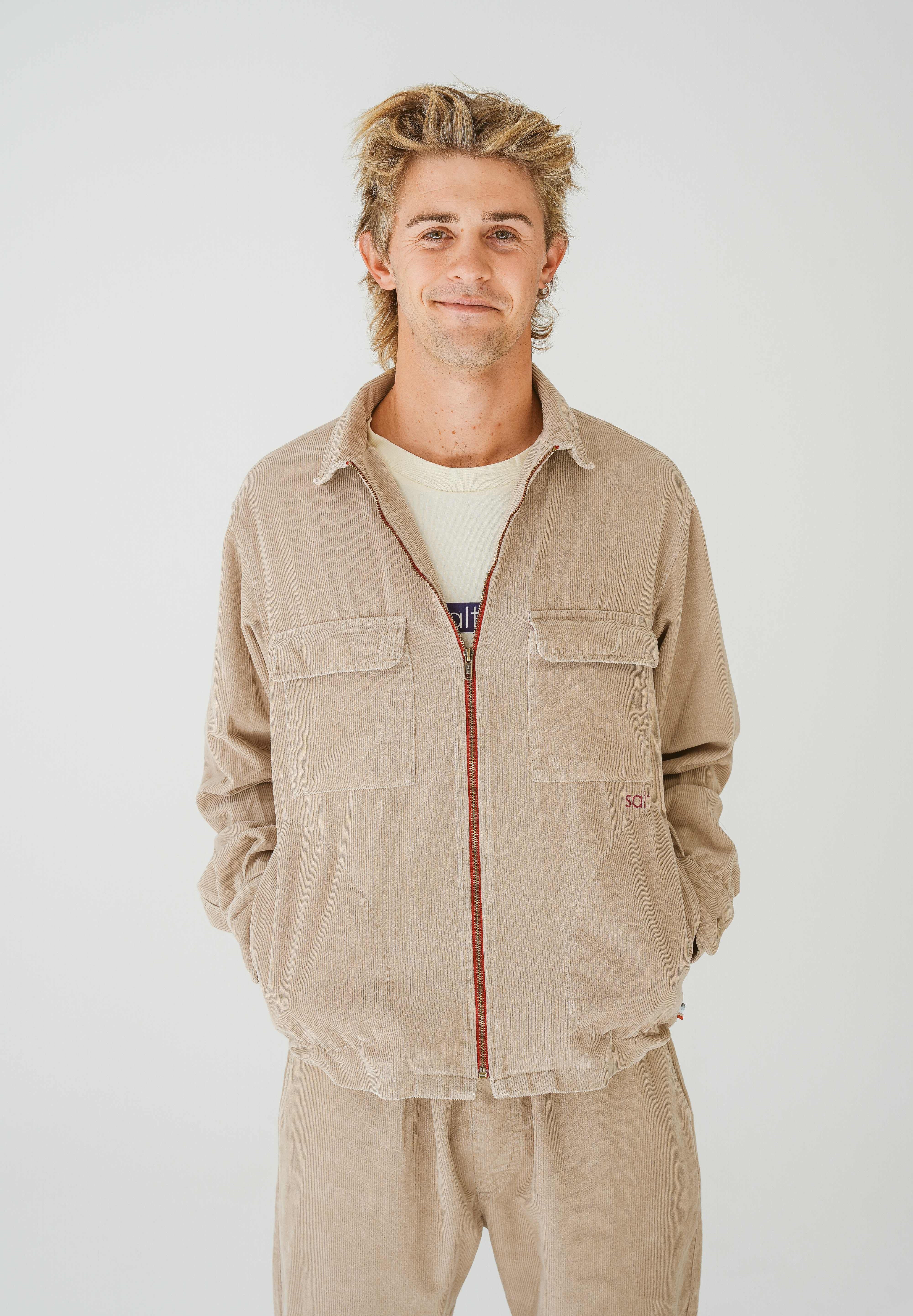 Mens Corduroy Zip Jacket